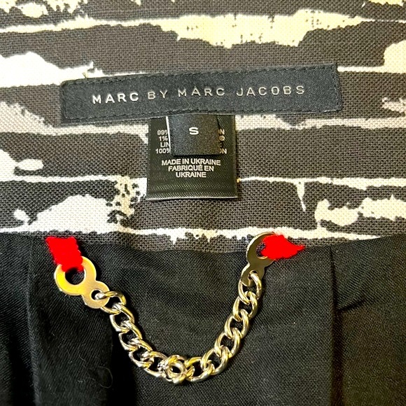 Marc by Marc Jacobs Cropped Print Blazer Jacket, Small - Picture 13 of 14